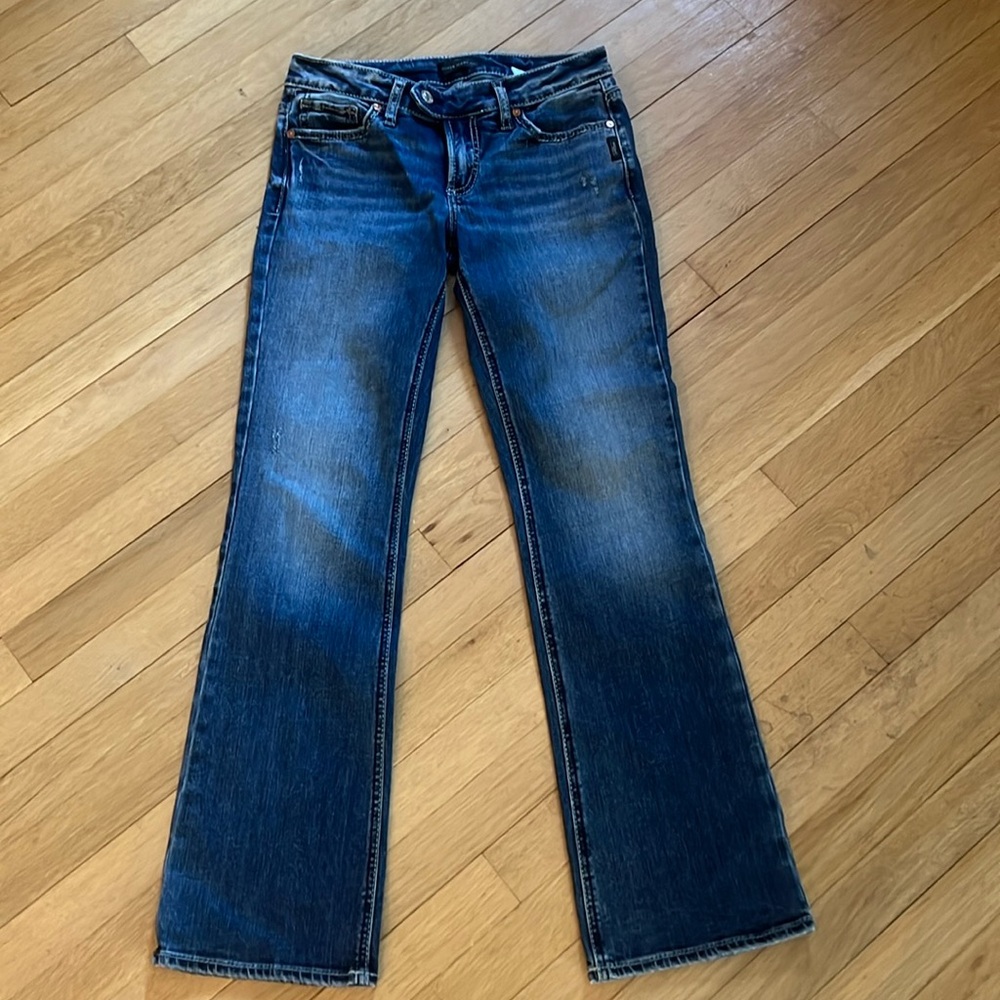 Silver Tuesday Slim Boot Jeans, 6